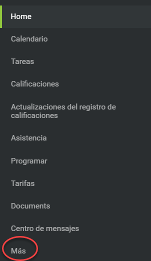 Haga clic en Mas.
